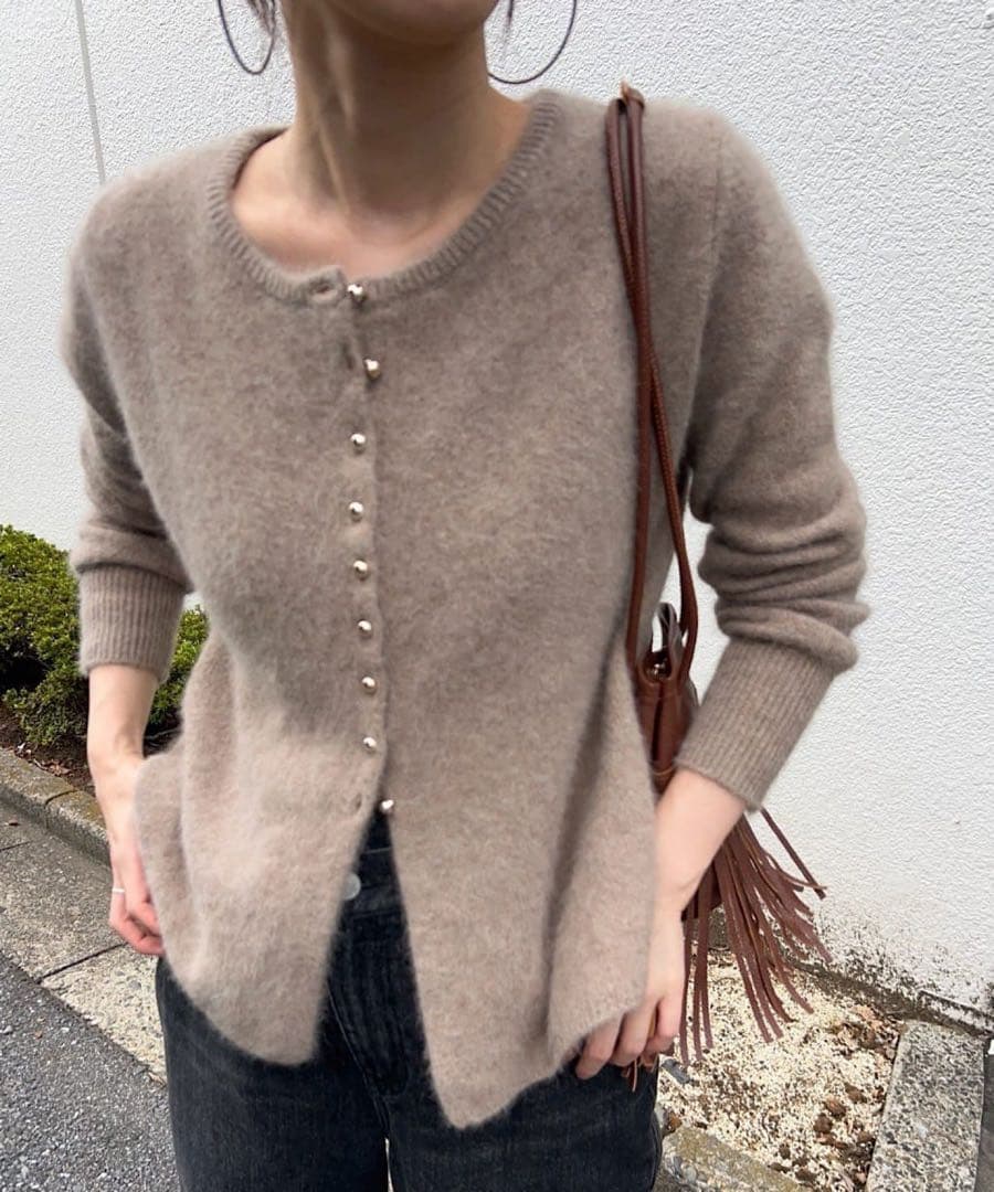 匿名配送　ペプラム　ラクーン　ニット　シーナリー　shenery