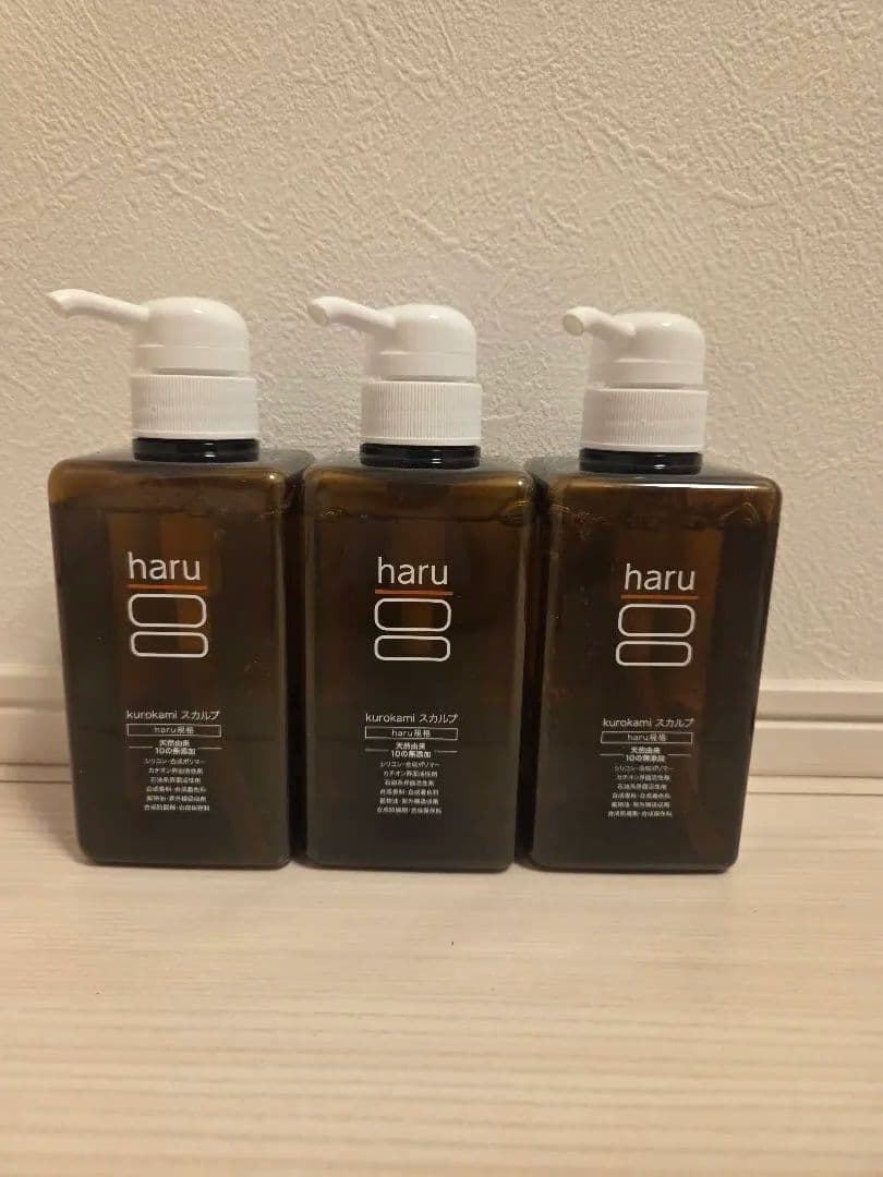 haru kurokamiスカルプ 400ml 3本セット
