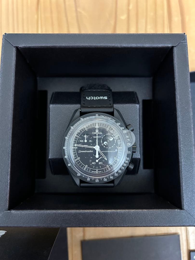 【新品未使用】オメガスウォッチ　moonswatch スヌーピー　黒