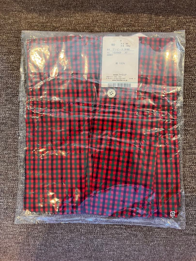 ファミリア　半袖ワンピース　新品未使用