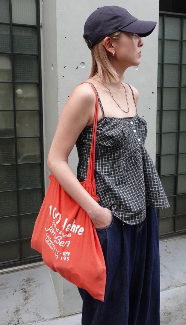 TEENBOOP チェック柄ペプラム