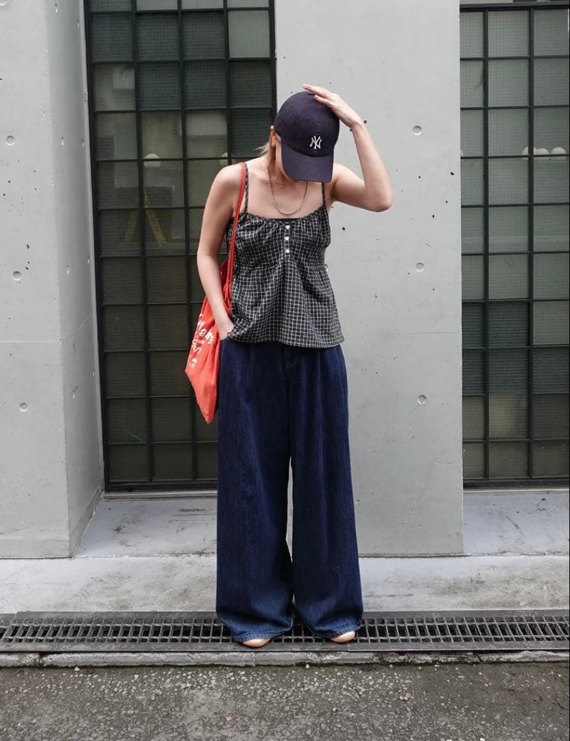 TEENBOOP チェック柄ペプラム