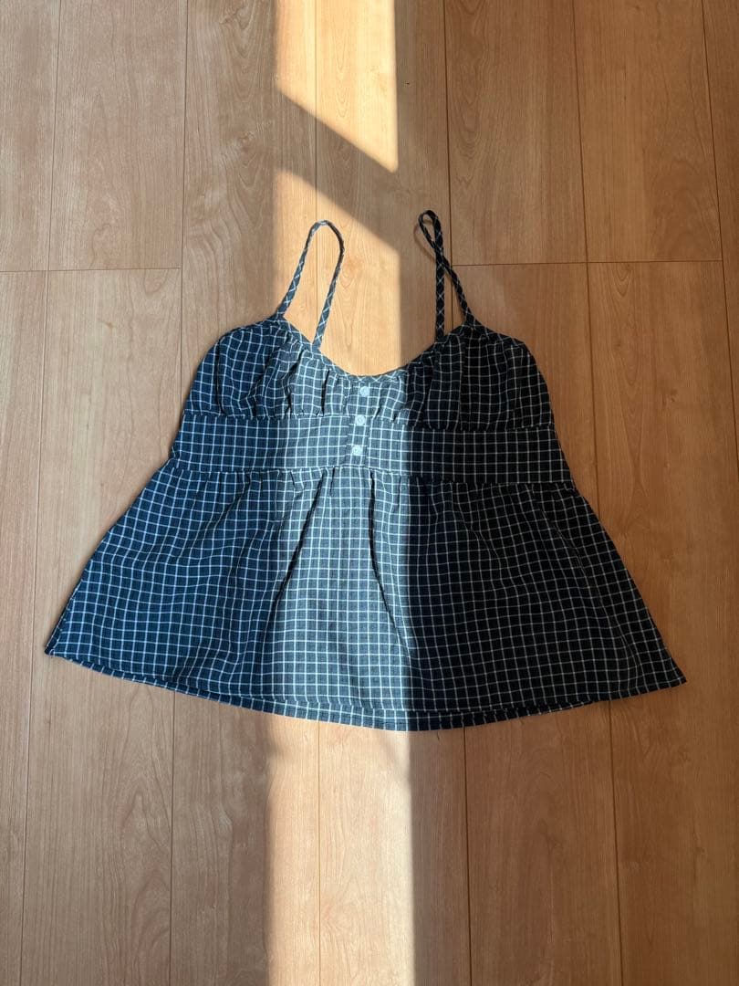 TEENBOOP チェック柄ペプラム