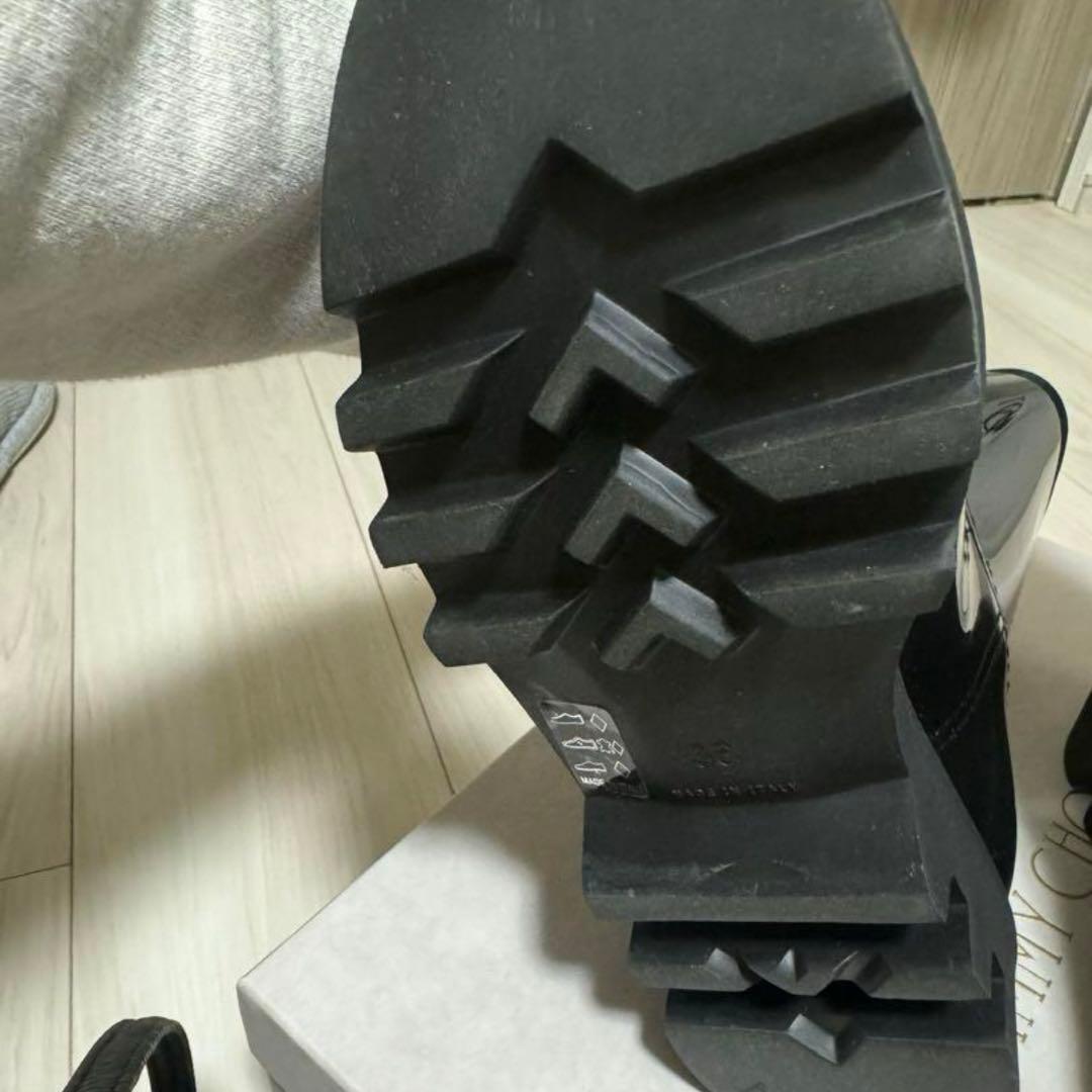 MONCLER 黒 レインブーツ　長靴　36 最終値下げ