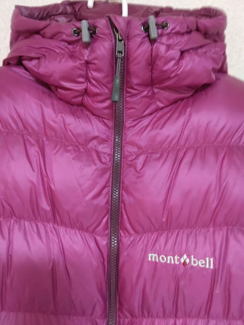 [美品]　800FP アルパインダウンパーカ　レディースL　パープル　モンベル