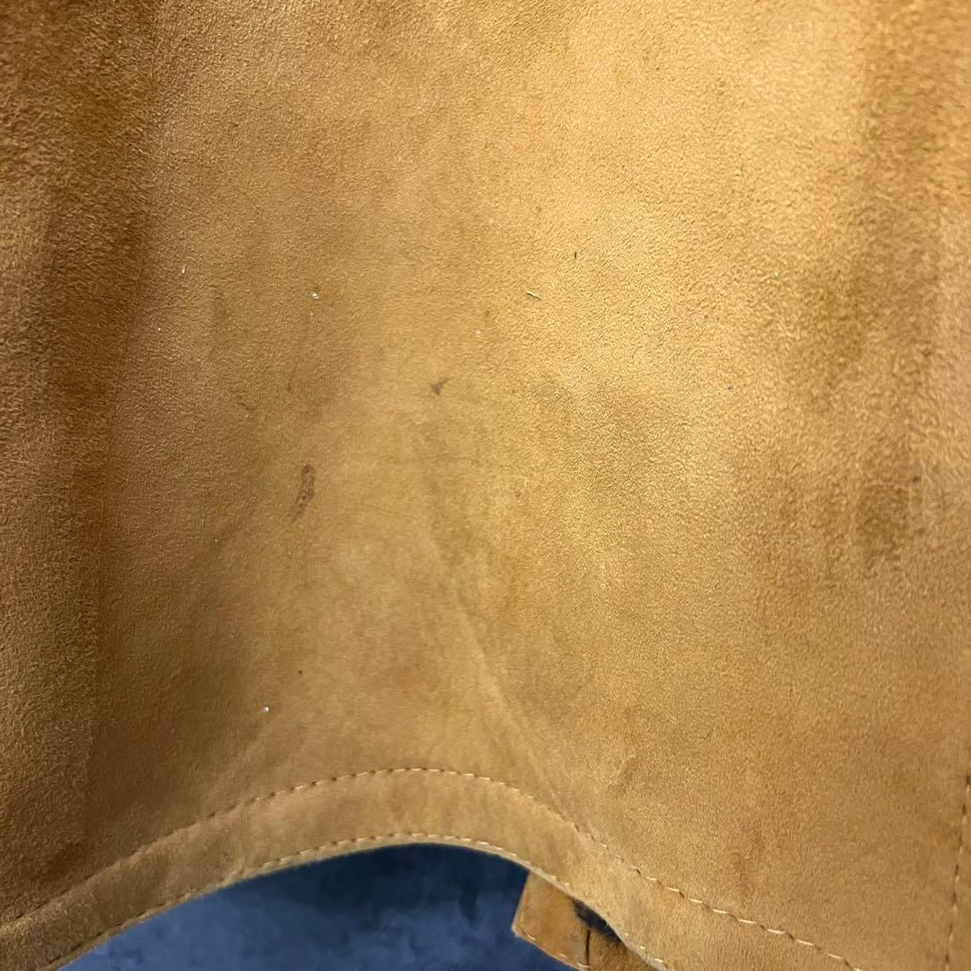 ☆ユーロ古着☆vintage【ムートン レザー スエード コート】メンズL