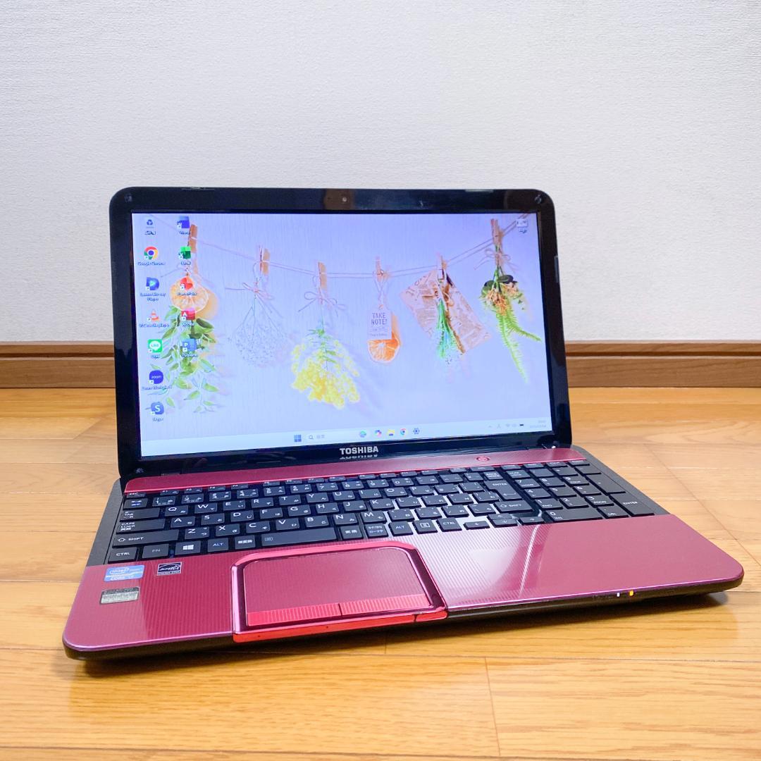 オフィス2021✨高性能4コアi7 快適SSD メモリ8 東芝ノートパソコン