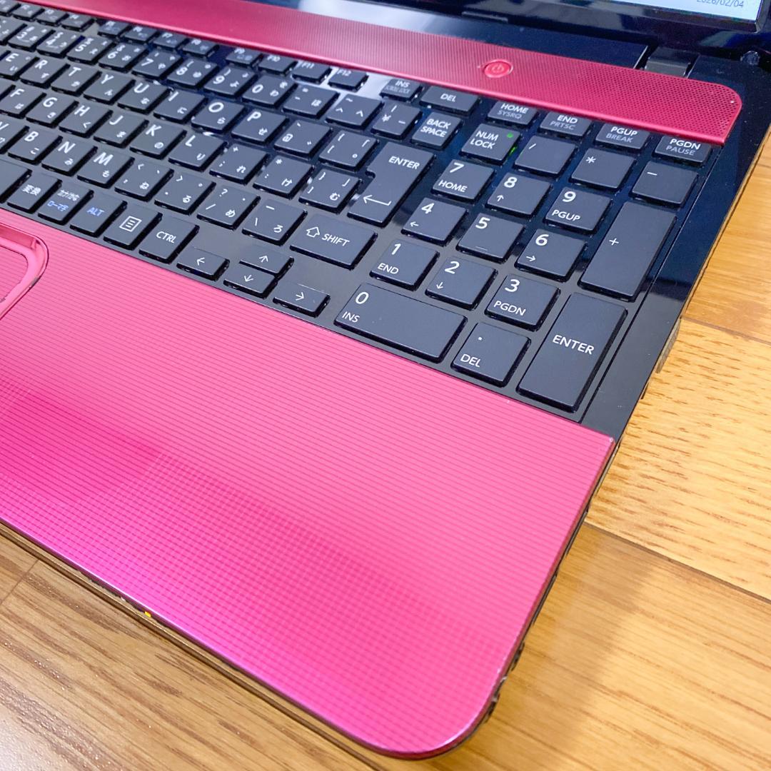 オフィス2021✨高性能4コアi7 快適SSD メモリ8 東芝ノートパソコン