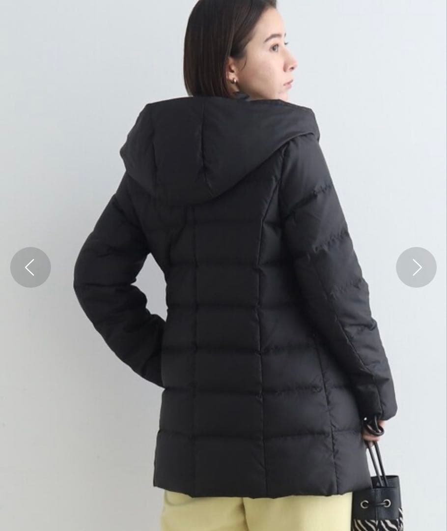 と*ん様 INDIVI シャンブレーフーテッドミドルダウン