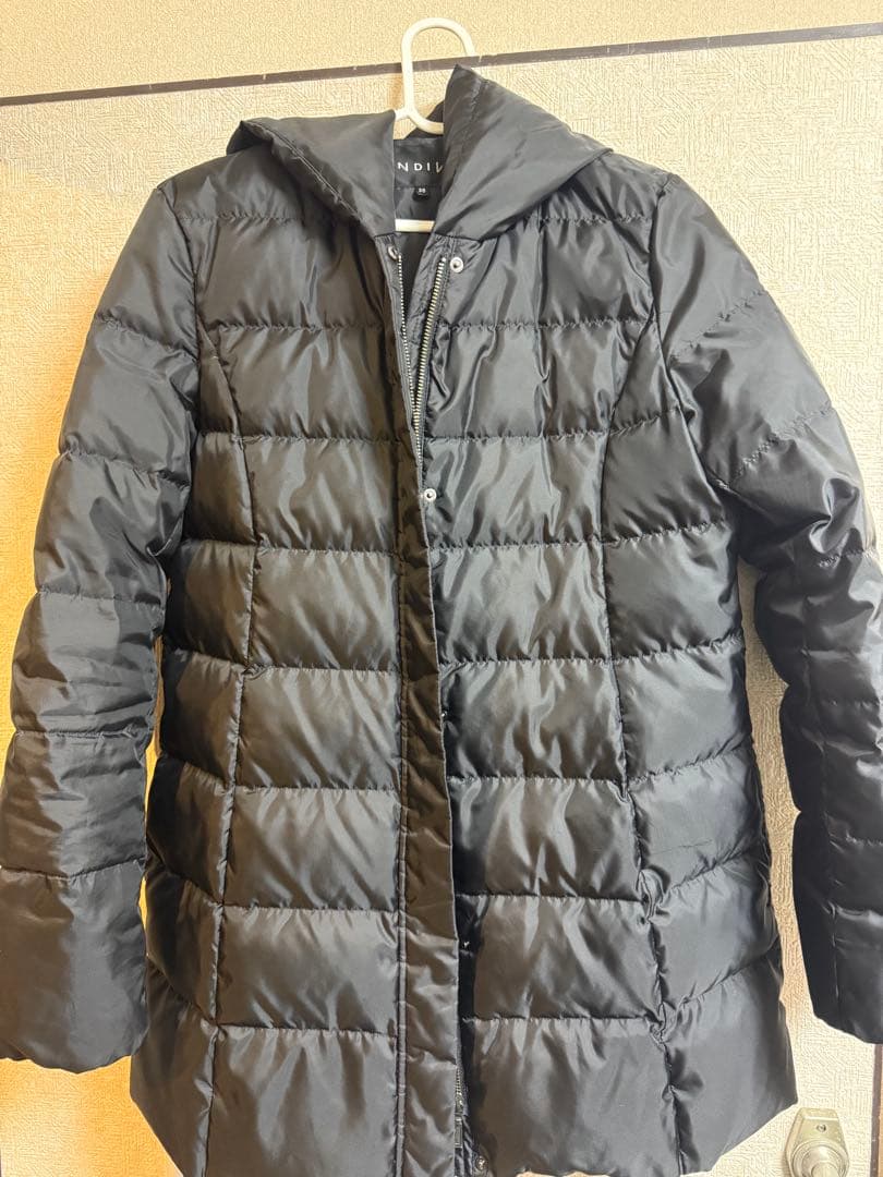 と*ん様 INDIVI シャンブレーフーテッドミドルダウン