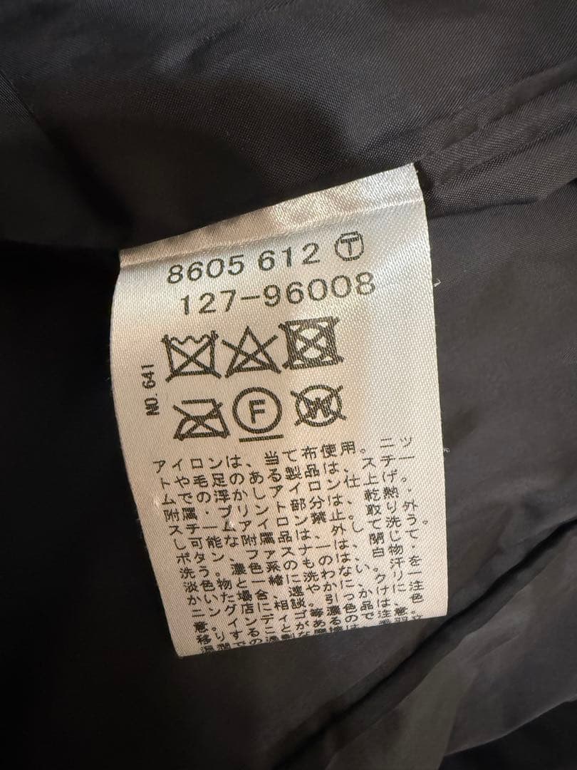 と*ん様 INDIVI シャンブレーフーテッドミドルダウン