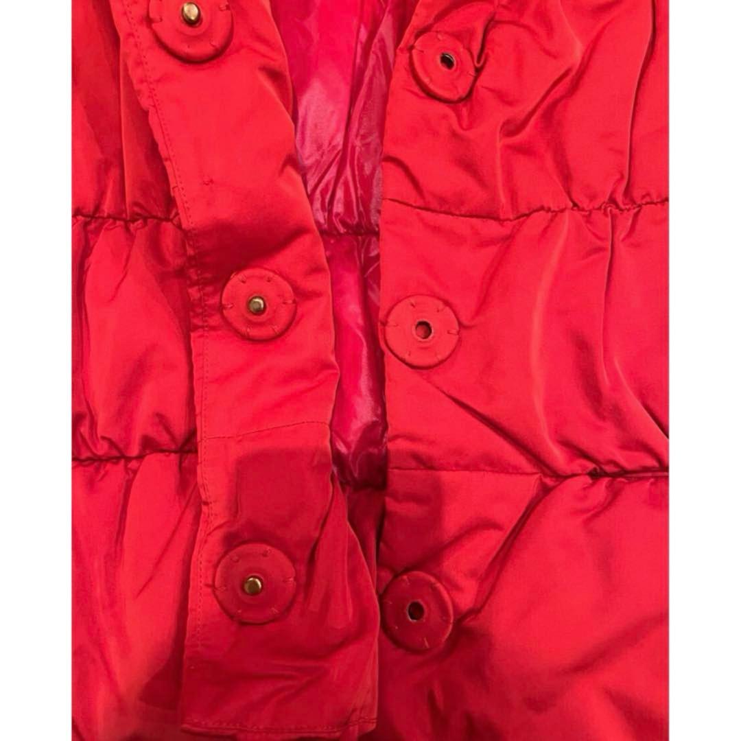 モンクレールガムルージュ　MONCLER ショートダウンコート　赤　サイズ　0