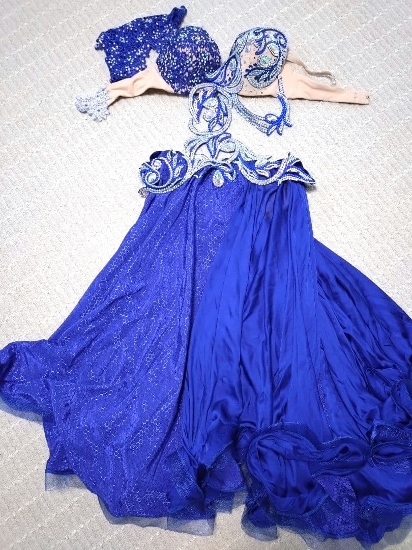 ベリーダンス衣装 ブルー