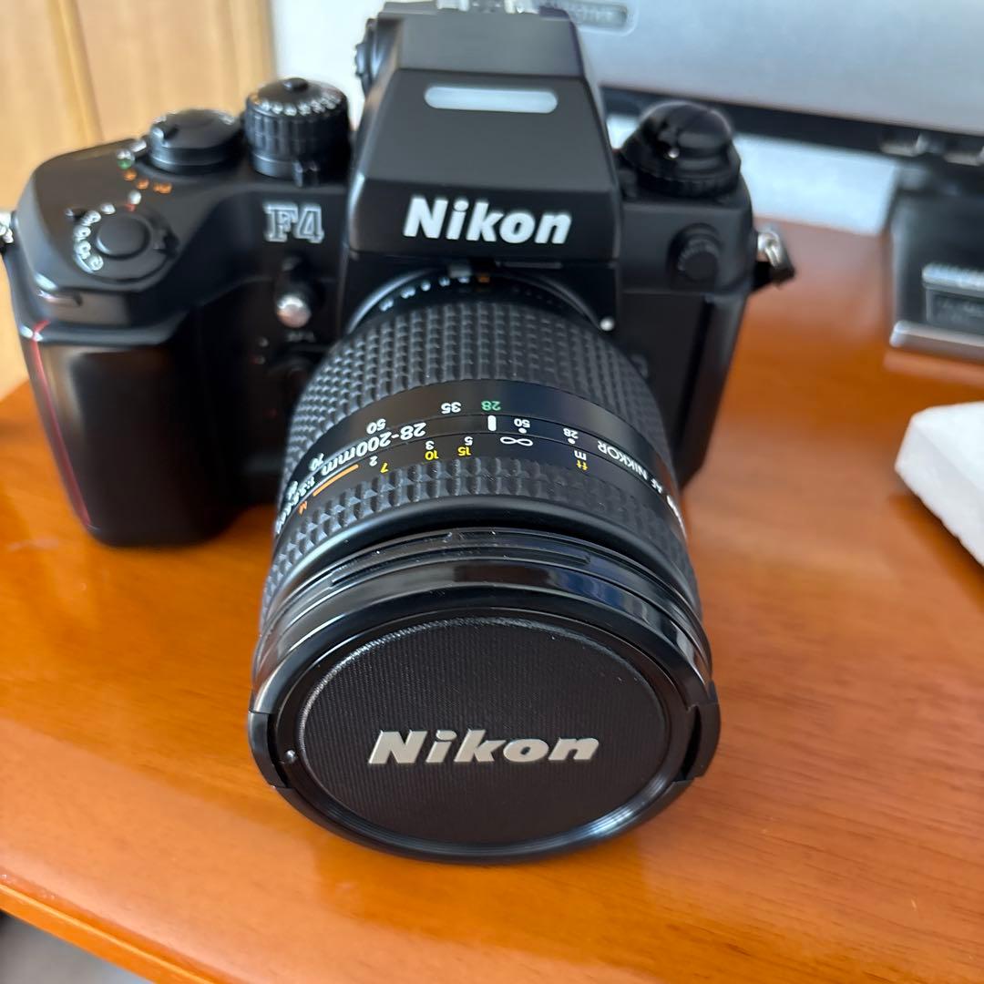 Nikon F4 一眼レフカメラ 28-200mmレンズ MF-22付