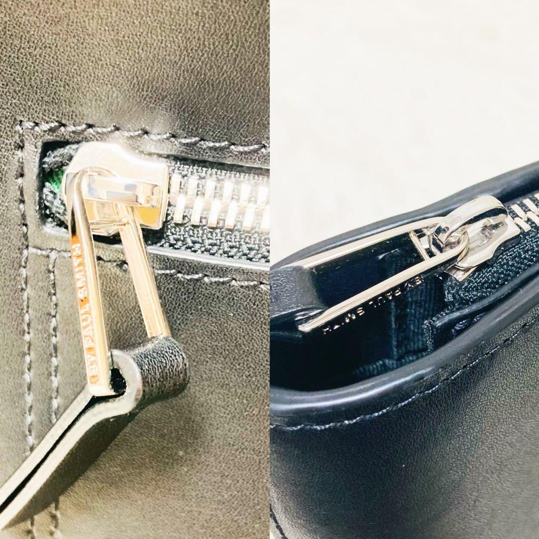 極美品✨ ポールスミス トートバッグ ブラック レザー