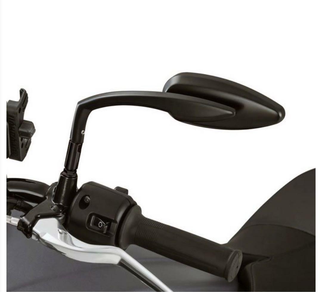kuryakyn（クリアキン）バイク サイドミラー 2個セット 黒 ハーレー