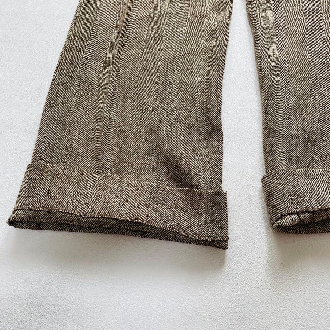 MAX MARA リネン パンツスーツ ヘリンボーン 洗濯可