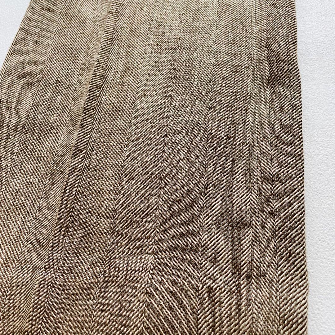 MAX MARA リネン パンツスーツ ヘリンボーン 洗濯可