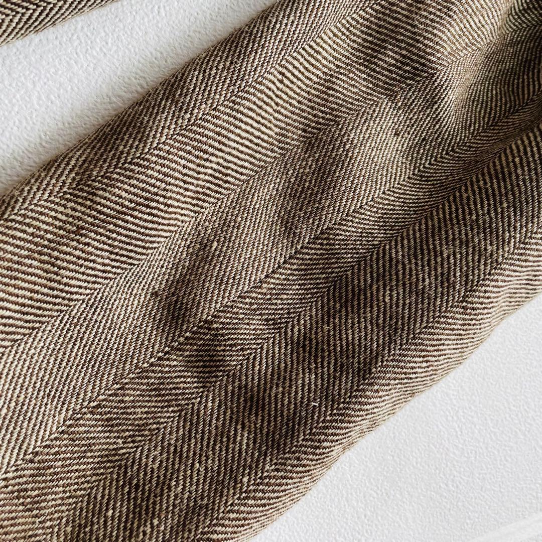 MAX MARA リネン パンツスーツ ヘリンボーン 洗濯可