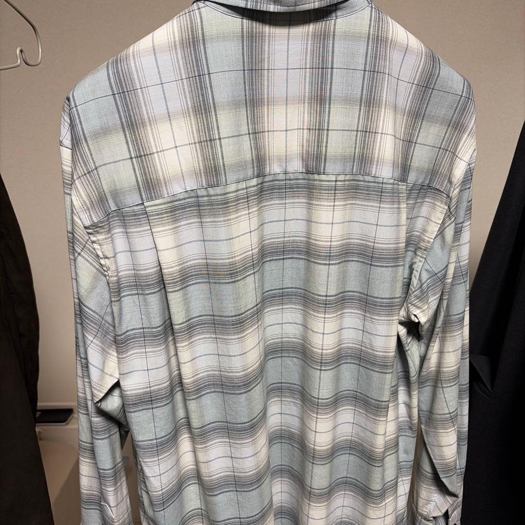 25SS AURALEE SUPER LIGHT WOOL チェックシャツ 3
