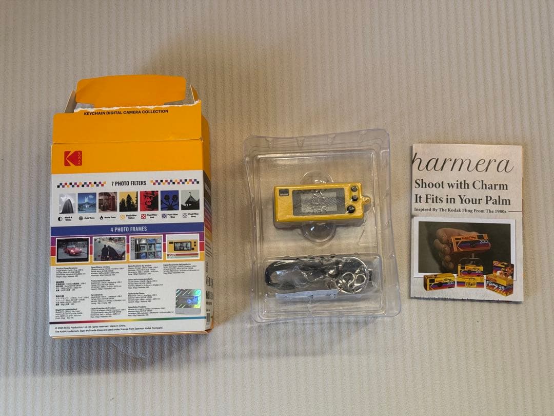 Kodak Charmera 1987 キーチェーンデジタルカメラ