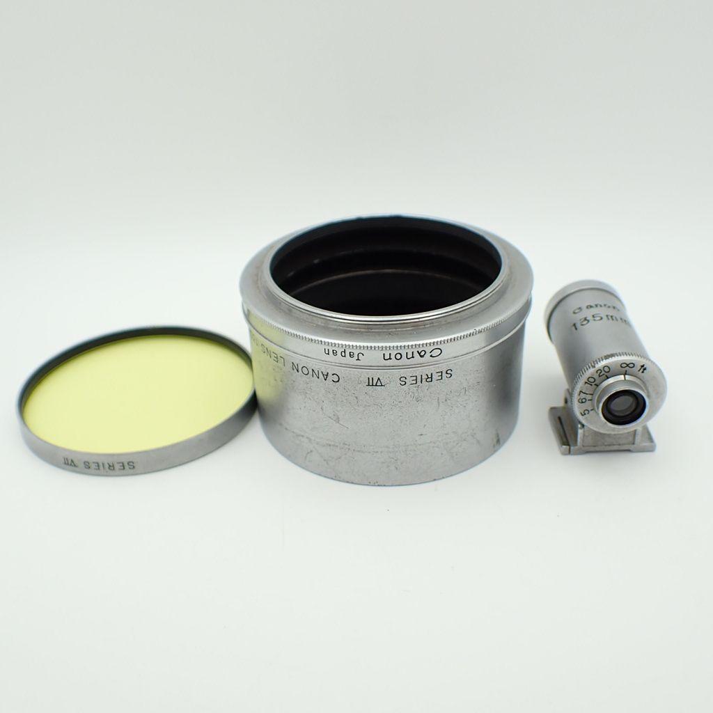 【分解清掃済】Canon 135mm f3.5 L39マウント 付属品多数