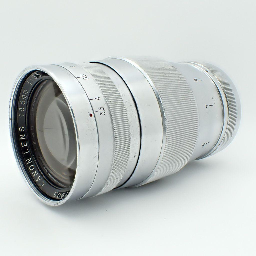【分解清掃済】Canon 135mm f3.5 L39マウント 付属品多数