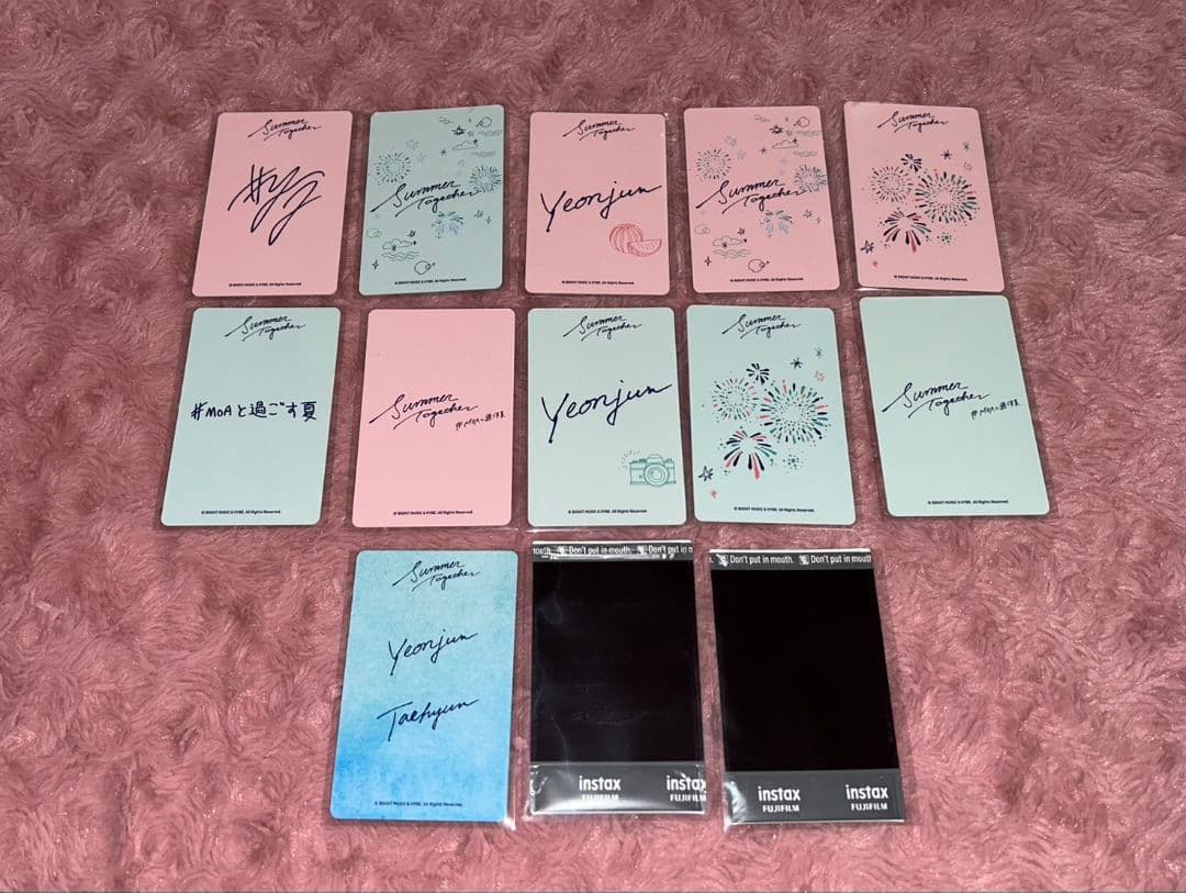 TXT SUMMER TOGETHER ヨンジュン トレカ チェキ コンプ