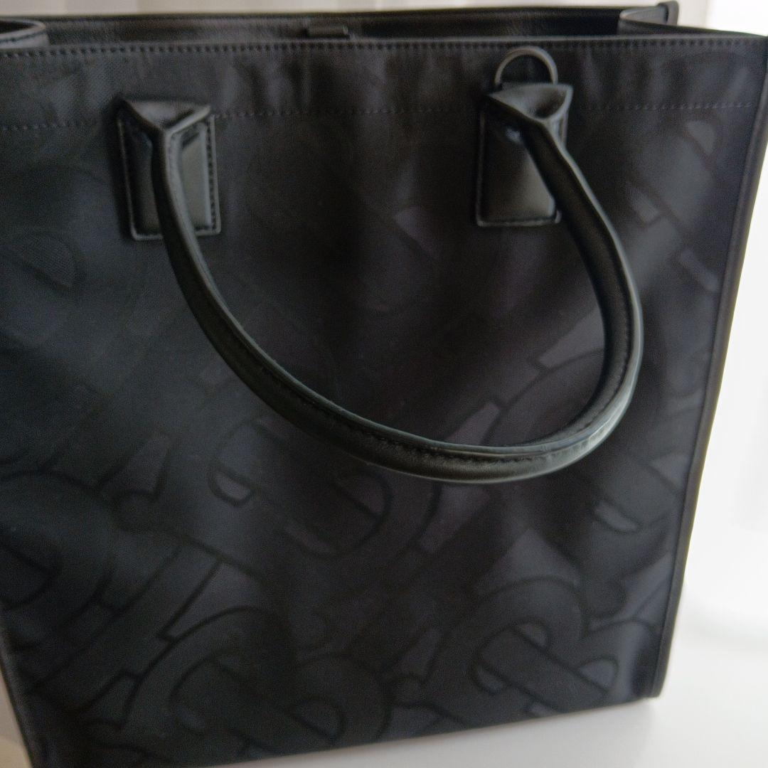 Burberry　バーバリー　TB　モノグラム　ジャガード　トートバッグ