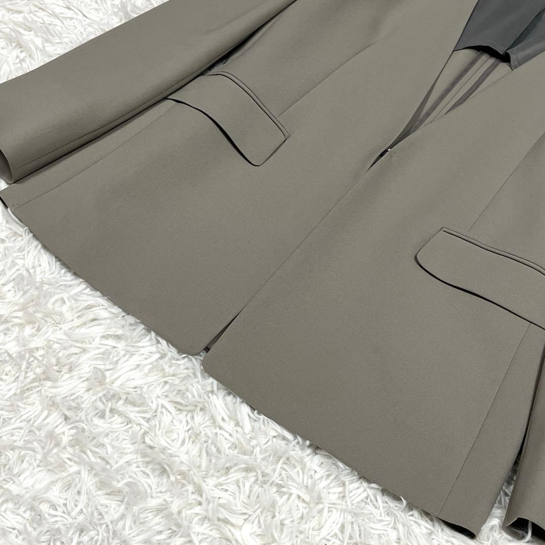 美品✨AOKI Oggiコラボ ノーカラージャケット パンツセットアップスーツ