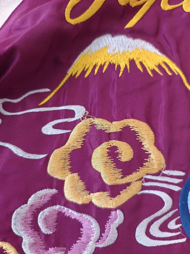 東洋エンタープライズ　スカジャン　鷹×日本地図