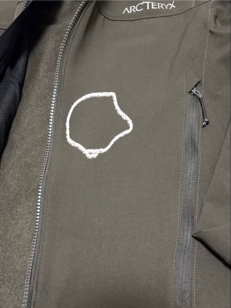 arc'teryx jacket Mサイズ