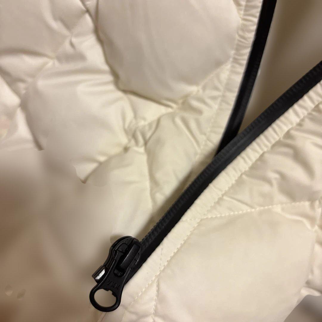 ★おすすめ★seninon ホワイト　フェザー　ダウンコート　ダルファイン