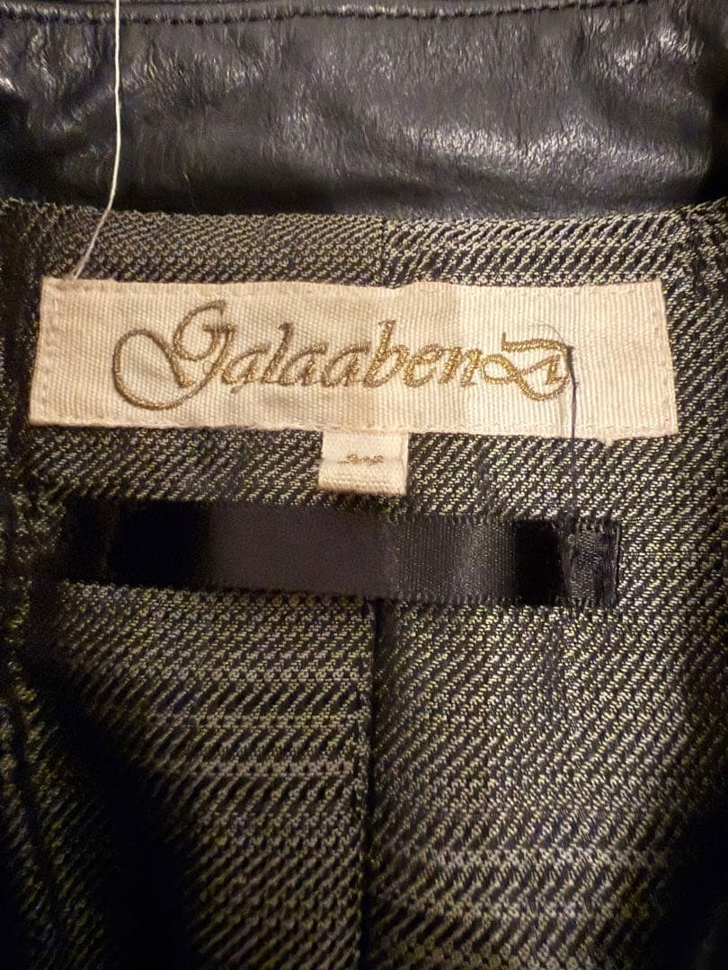GalaabenD グレー ブラックジャケット　サイズm