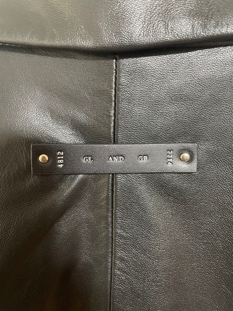 CRIMIE スパニッシュラムレザー ブレザー L