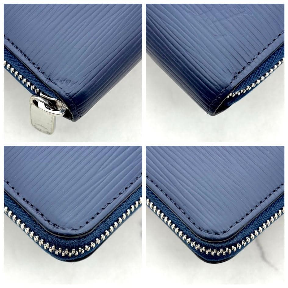 【なかむー】ルイヴィトン　エピ　ジッピーウォレット　ネイビー