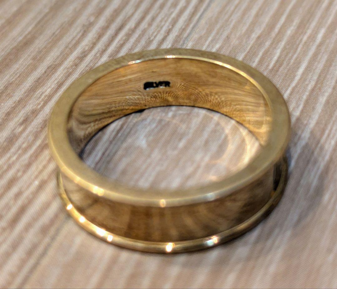 エングレーブド ゴールドリング