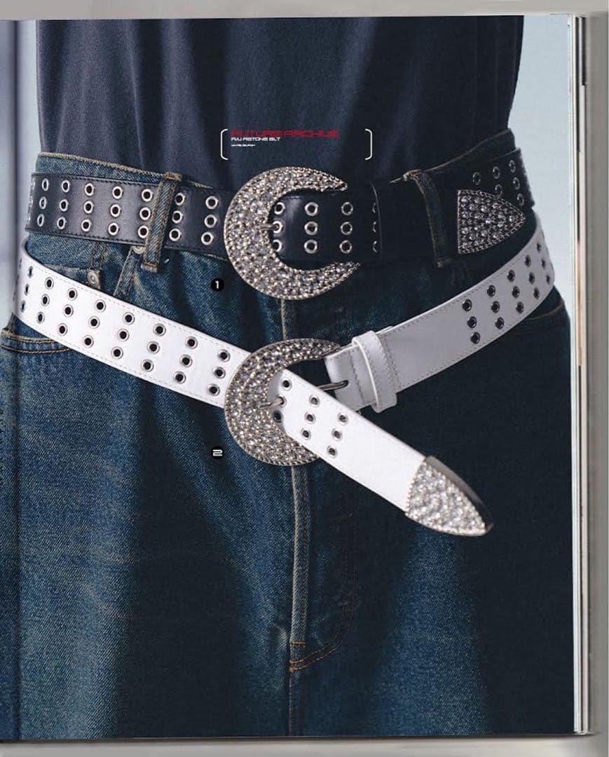 [レア品]future archive ベルト　ブラック