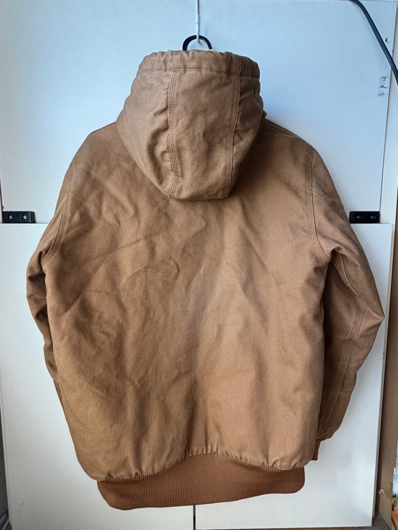 Carhartt フード付きブラウンジャケット M