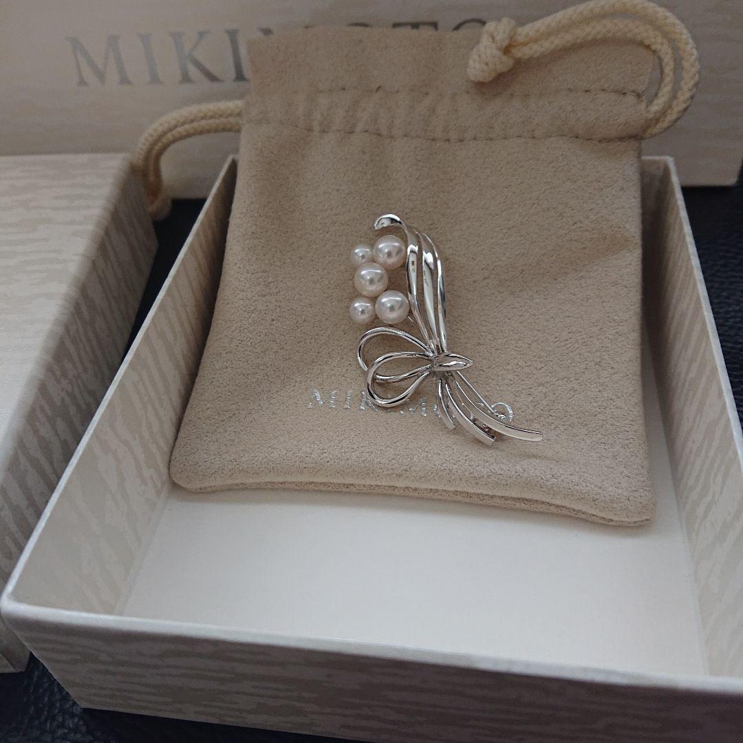 MIKIMOTO 花束 ブローチ