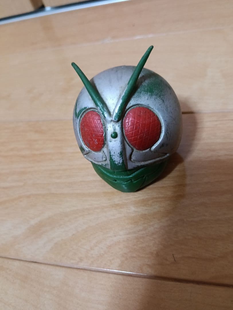 当時物初代仮面ライダー フィギュア ヘルメット付き