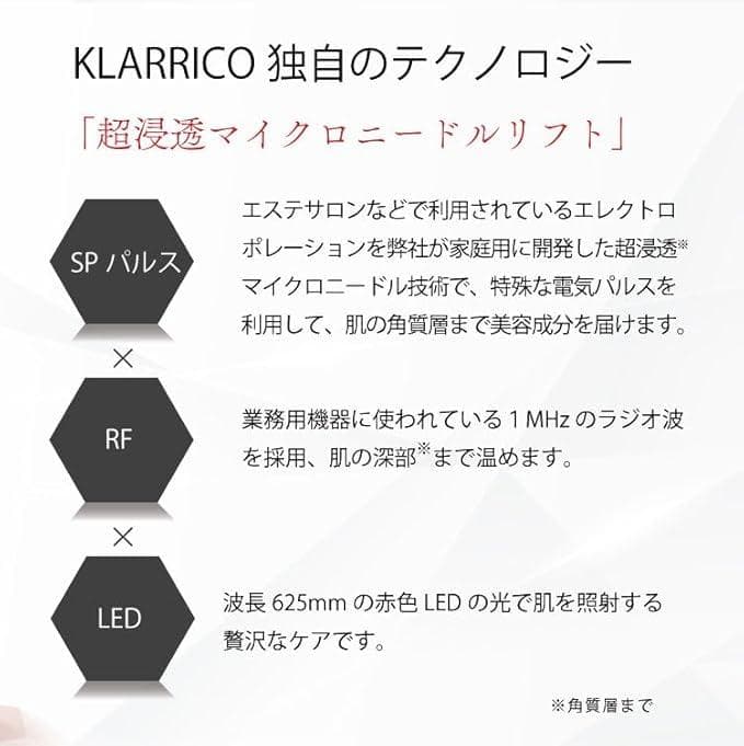Klaricco マイクロニードルリフト 美顔器