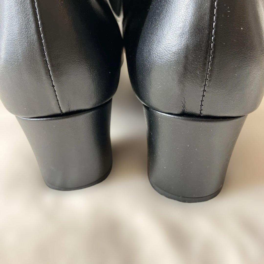 RAKUNAサイドゴアブーツLL 5.5センチヒール 定価18480円