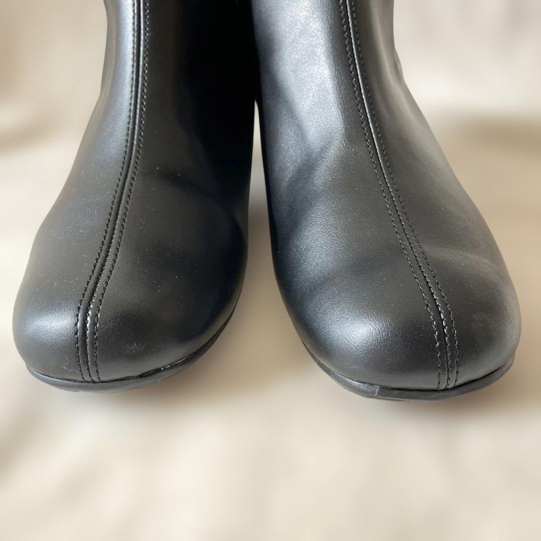 RAKUNAサイドゴアブーツLL 5.5センチヒール 定価18480円