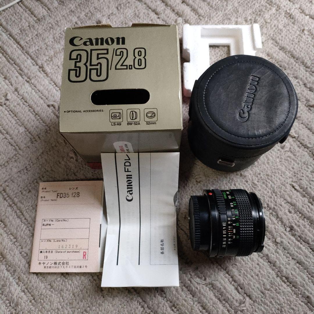 Canon FD 35mm f/2.8 レンズ