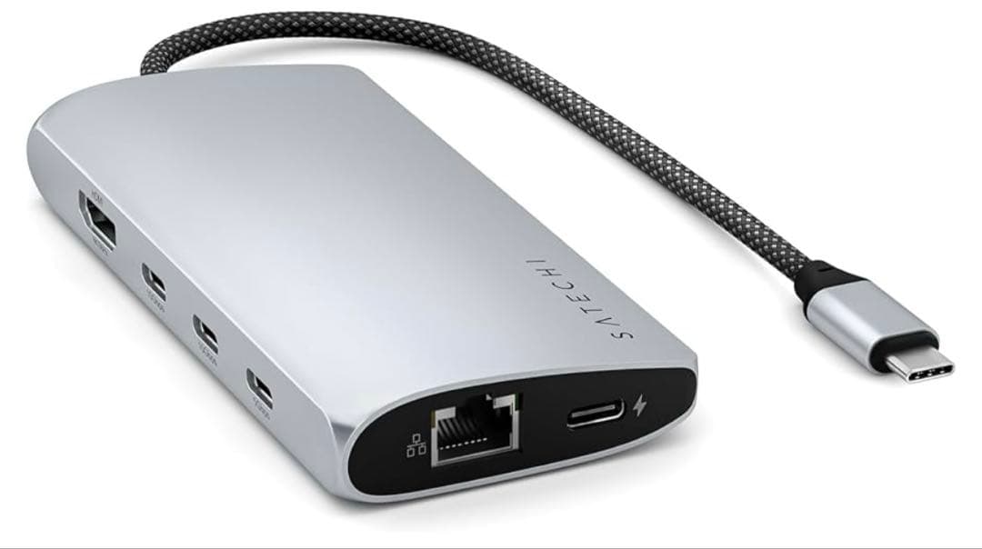 SATECHI 8 in 1 USB-C ハブ マルチポートアダプター V3