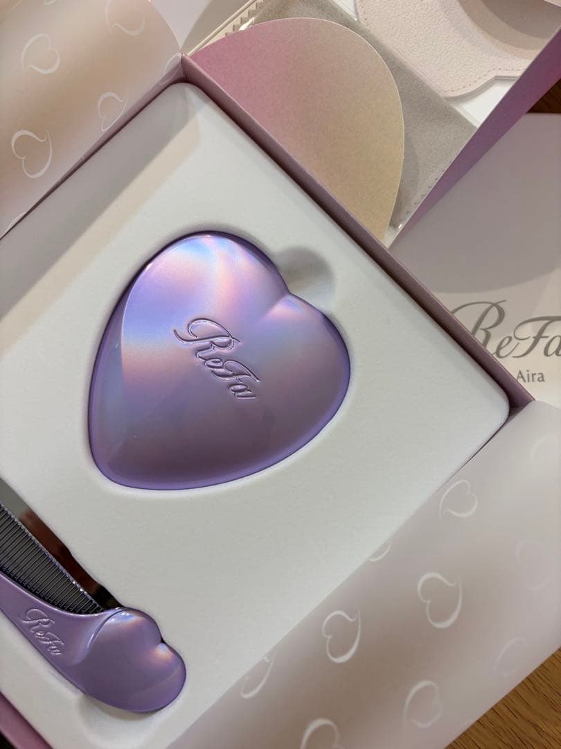 【会員限定色】ReFa ハート型ミラー＆コームセット新品未使用