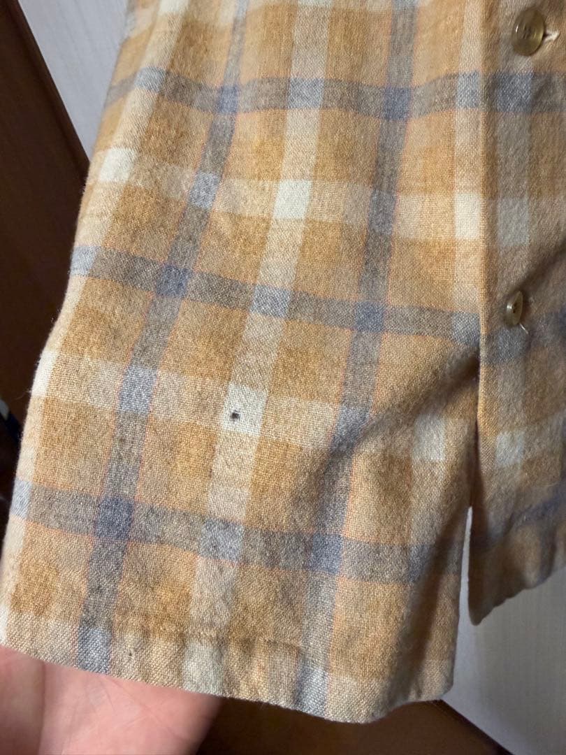 Pendleton ウール100%開襟シャツ usa 70s ヴィンテージ