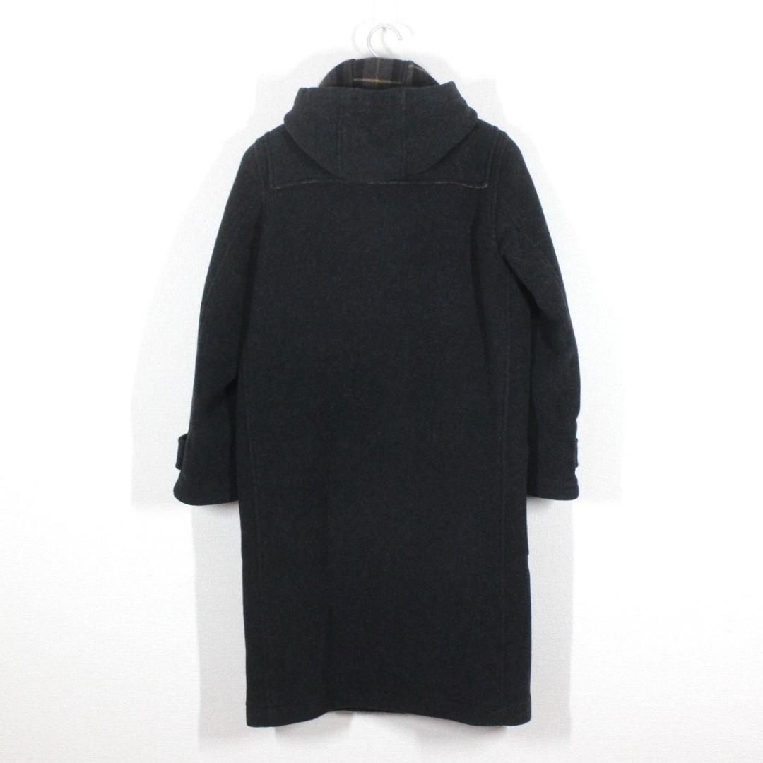 57【極美品】イーストボーイ ダッフルコート 9 グレー M ロング カシミヤ入