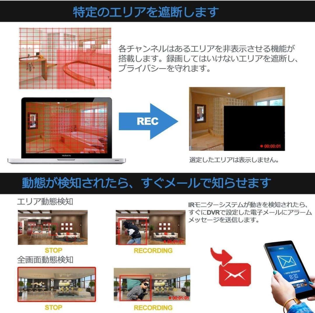 【M2543-209-170】防犯カメラセット 配線不要　無線　新品　本体